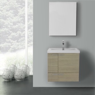 Bathroom Vanity Wall Mounted Bathroom Vanity, Modern, 23